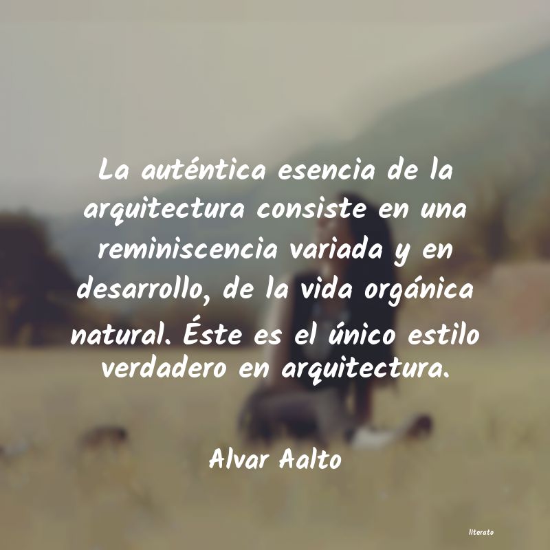 Frases de Alvar Aalto