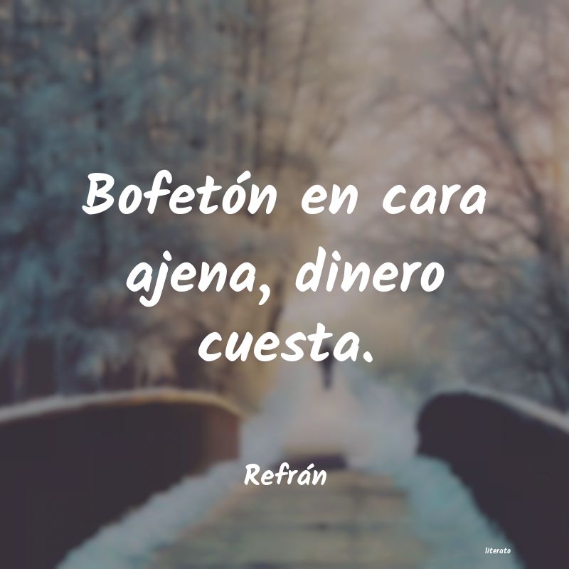 frases de Refrán
