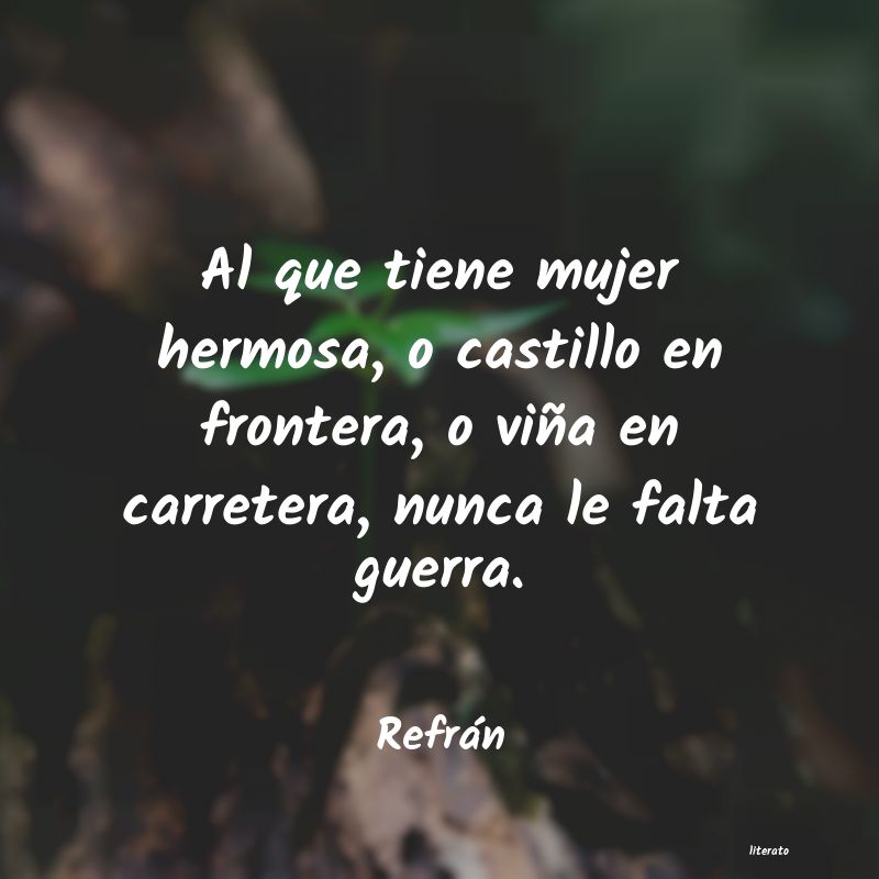 Frases de Refrán