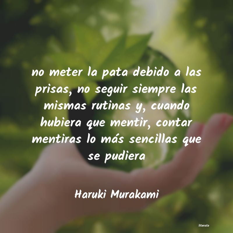 frases de Haruki Murakami