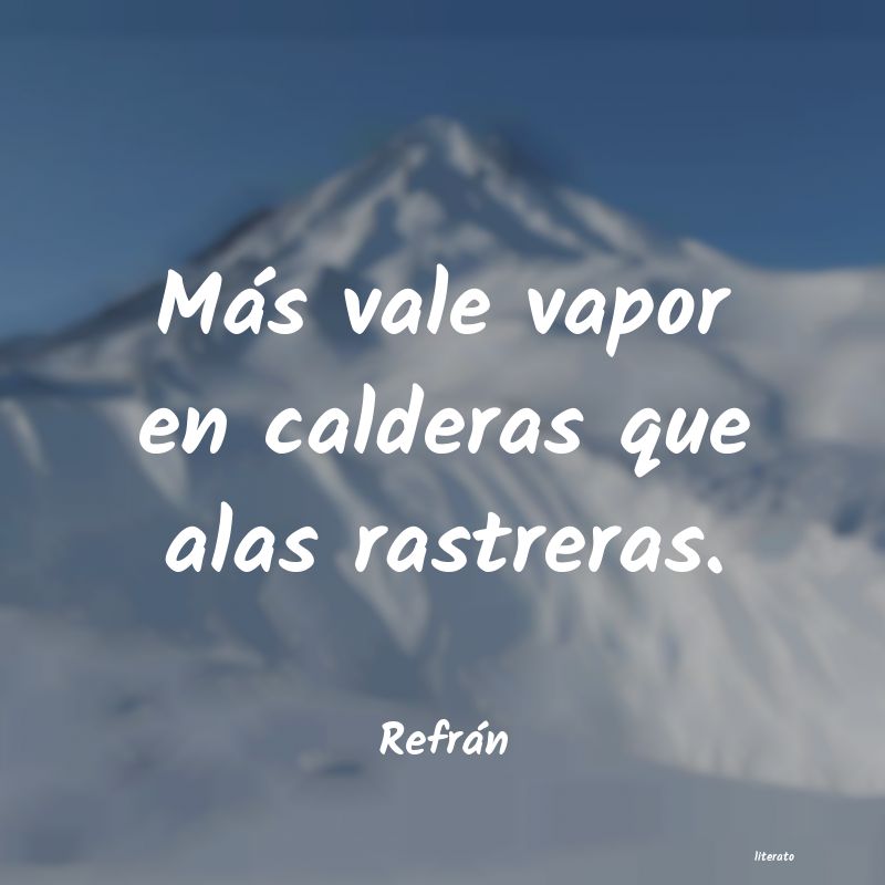 Frases de Refrán