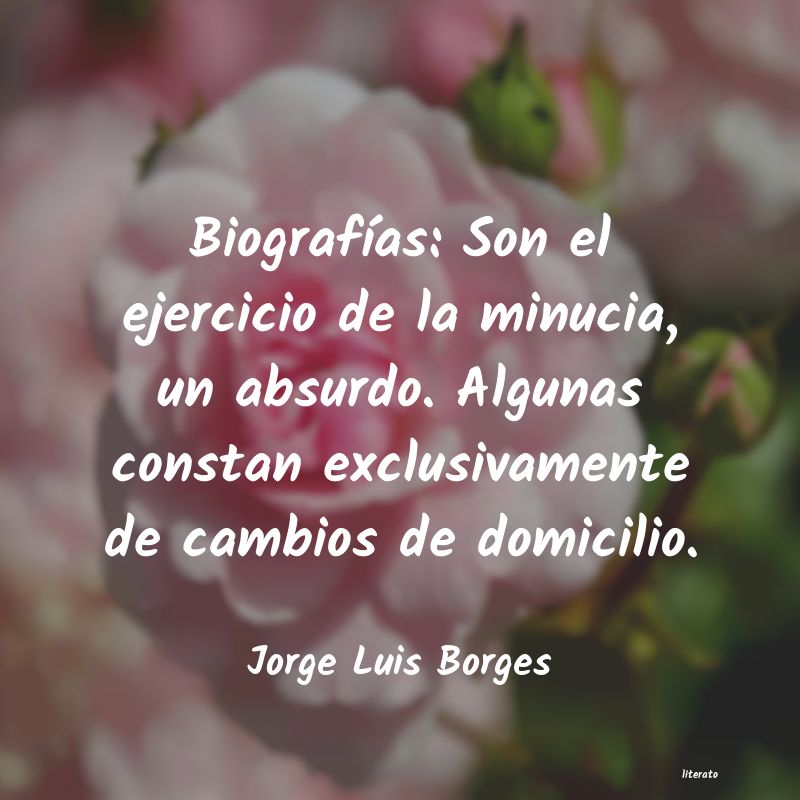 Frases de Jorge Luis Borges