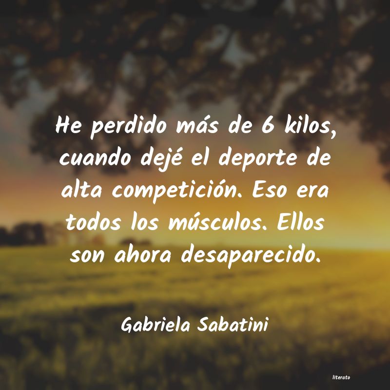 Frases de Gabriela Sabatini