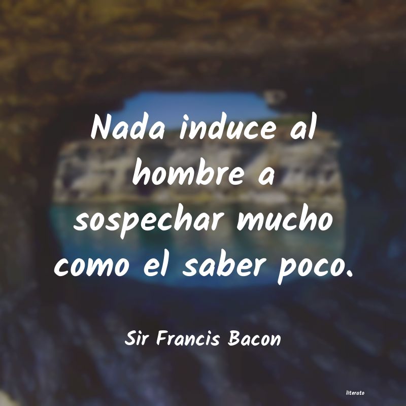 Frases de Sir Francis Bacon