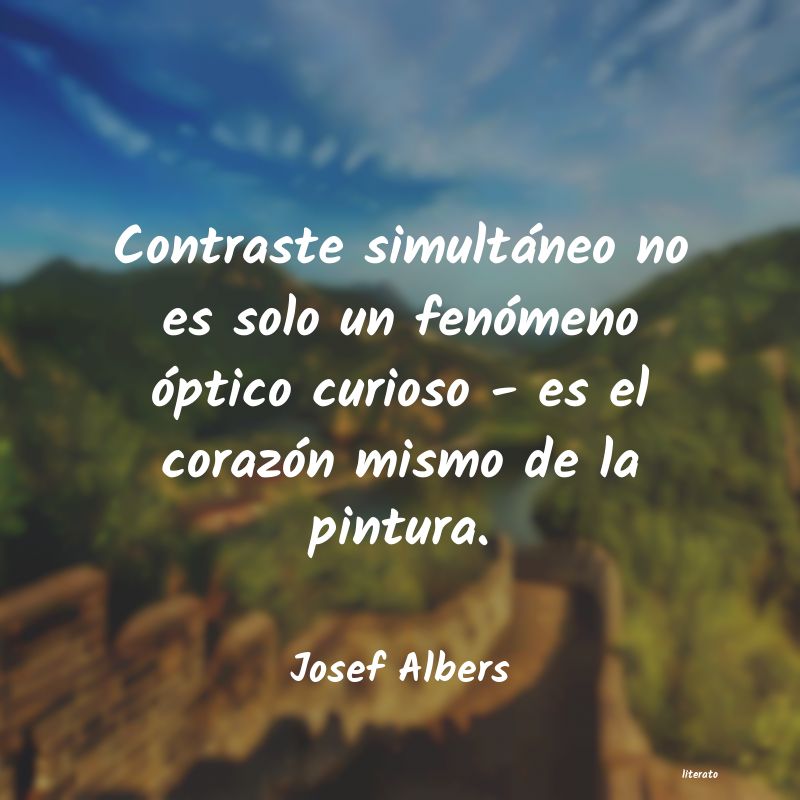 Frases de Josef Albers