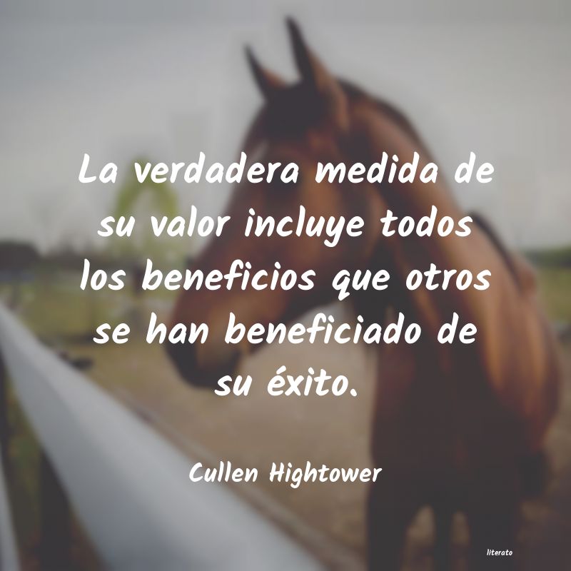Frases de Cullen Hightower