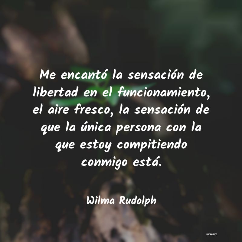 frases de Wilma Rudolph