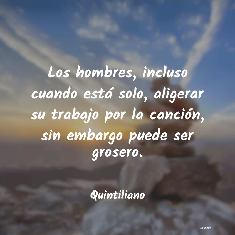 frases de Quintiliano