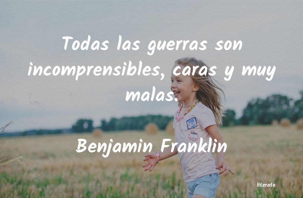 Frases de Benjamin Franklin