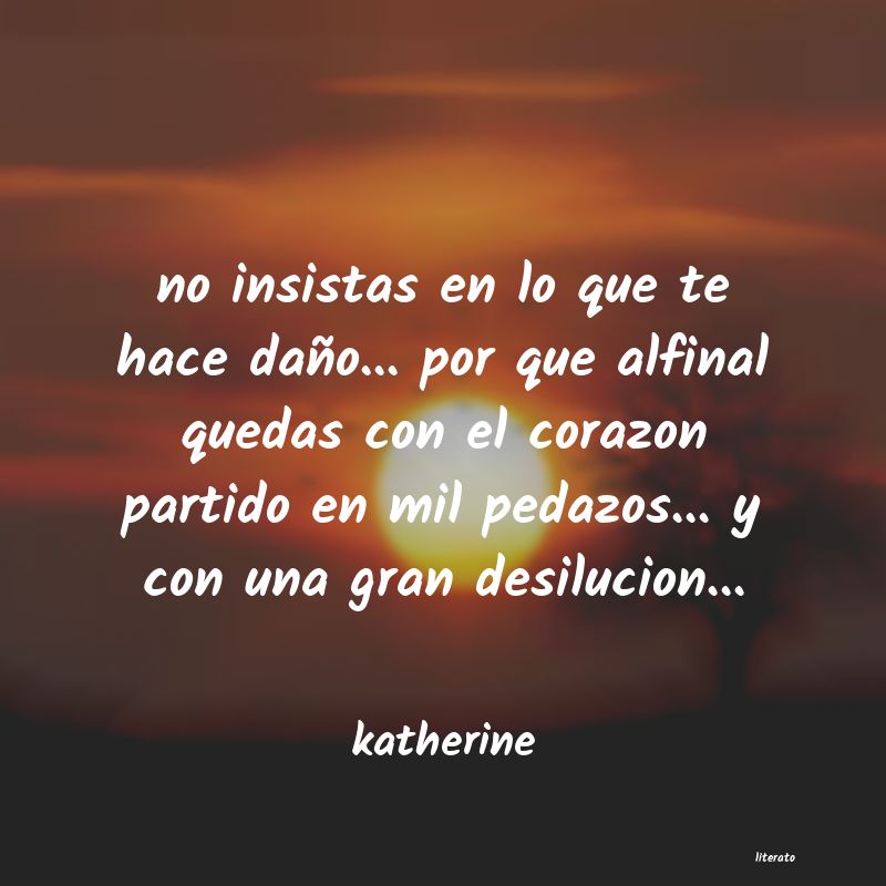 Frases de katherine