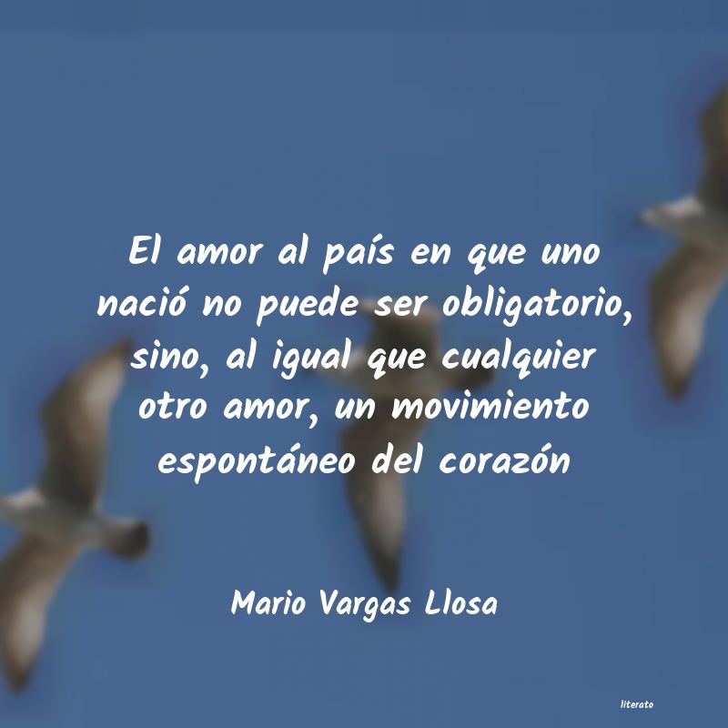 Frases de Mario Vargas Llosa