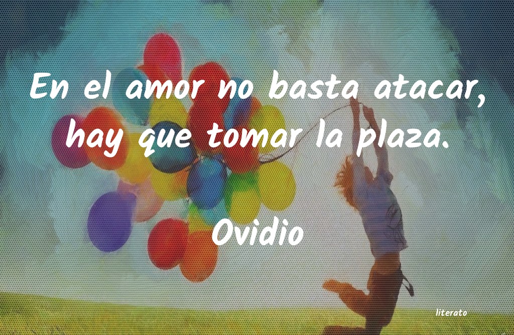 frases de Ovidio