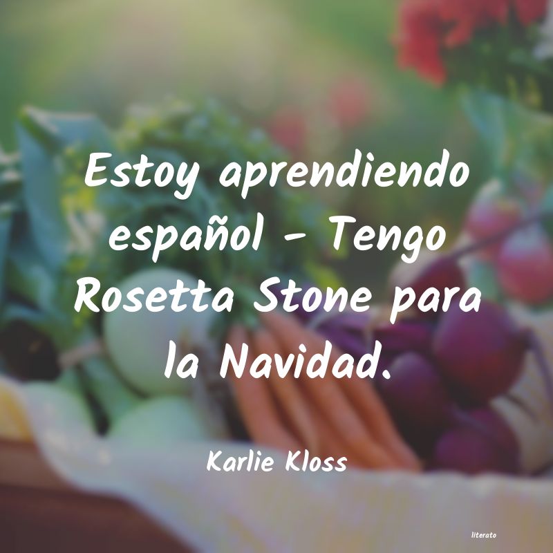 Frases de Karlie Kloss