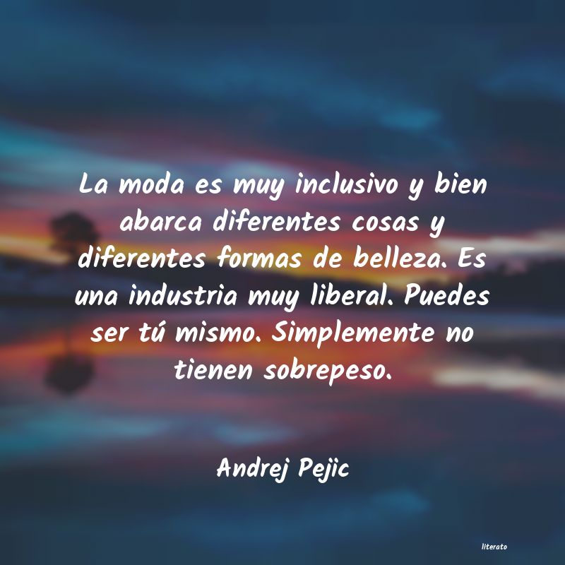 frases de Andrej Pejic