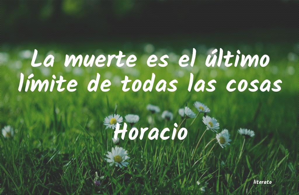 frases de Horacio