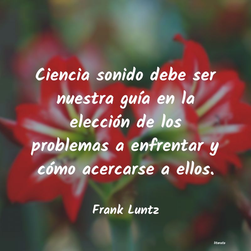 frases de Frank Luntz