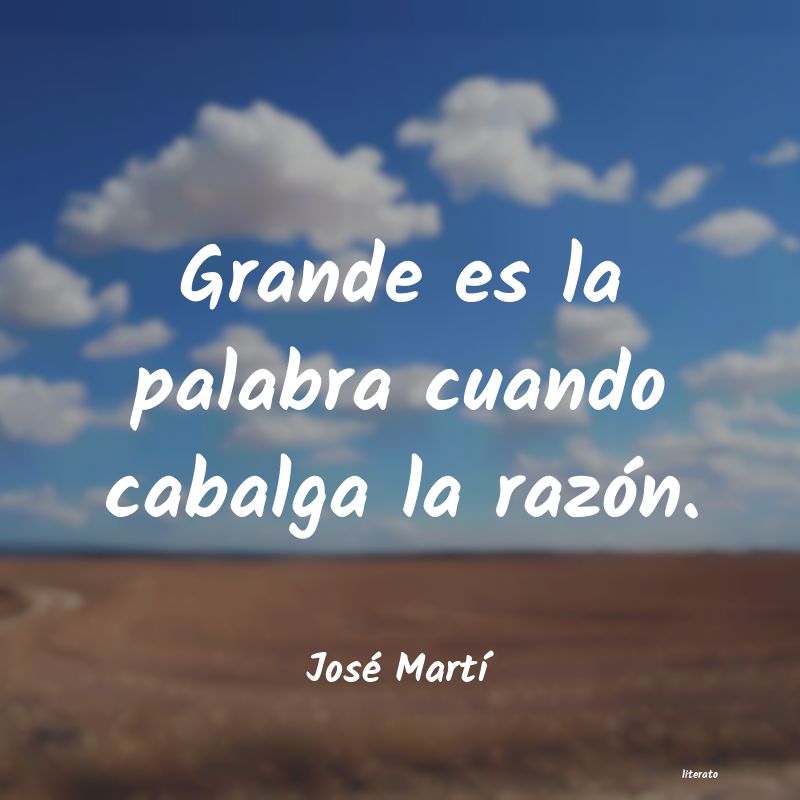 Frases de José Martí