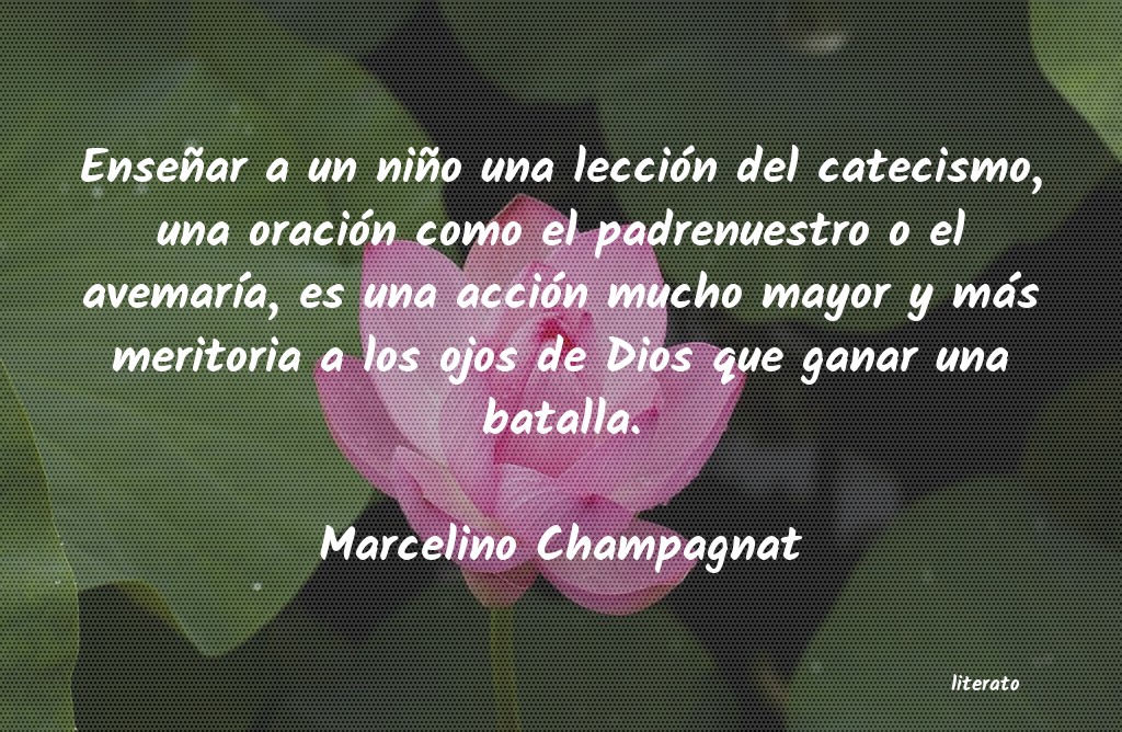 frases de Marcelino Champagnat
