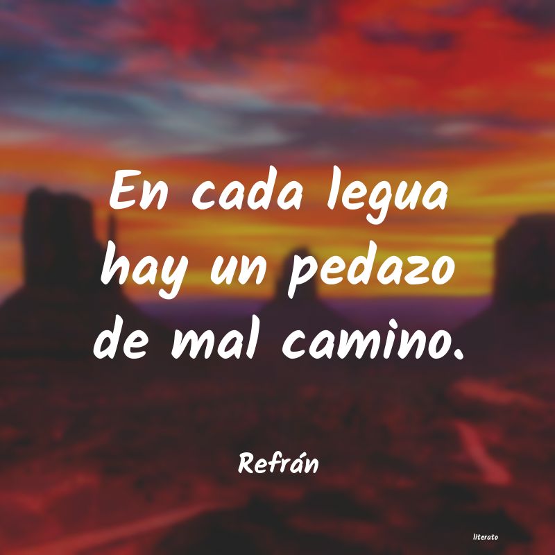 Frases de Refrán