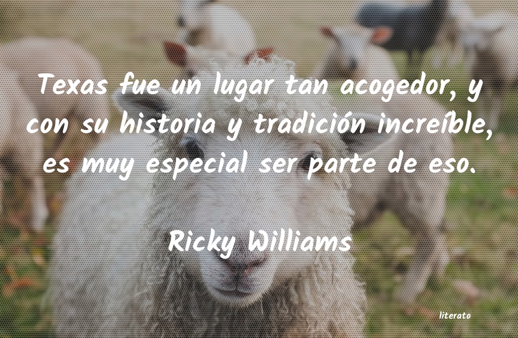 Frases de Ricky Williams