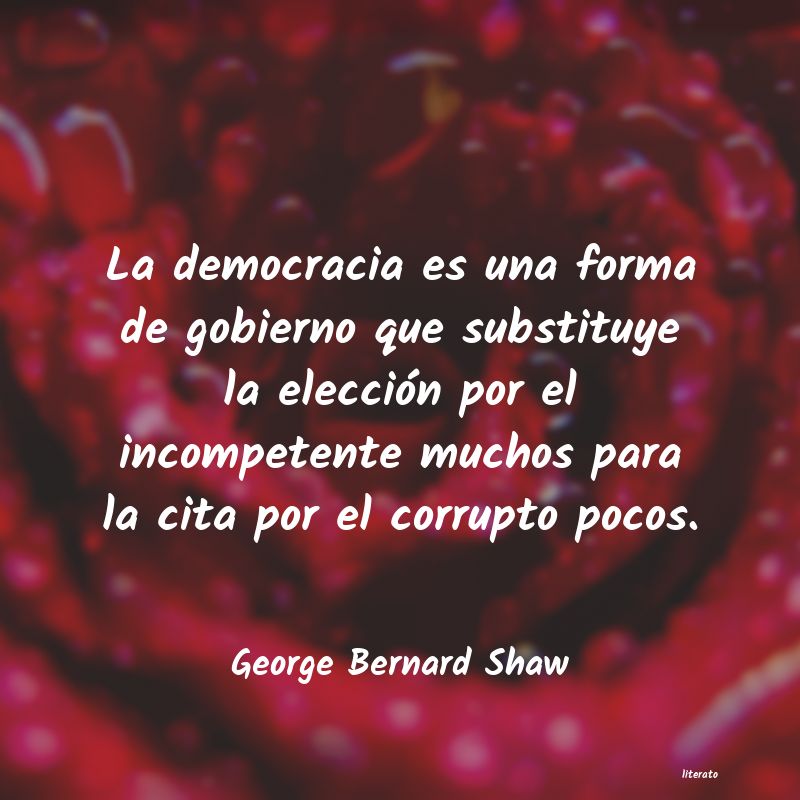 george bernard shaw sola una tragedia