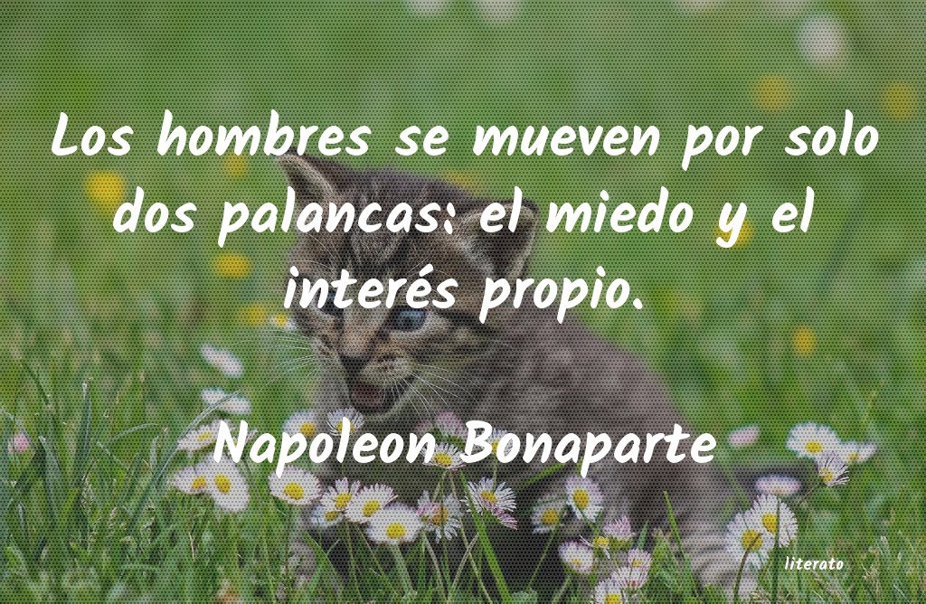 frases de Napoleon Bonaparte
