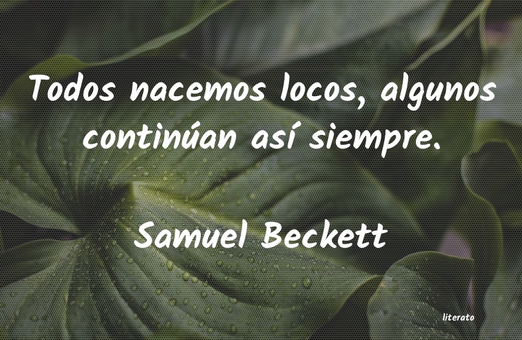 frases de Samuel Beckett