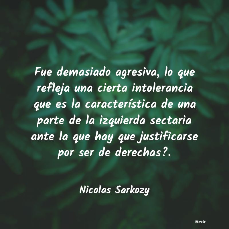 frases de Nicolas Sarkozy
