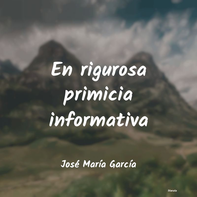 Frases de José María García