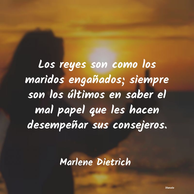 Frases de Marlene Dietrich