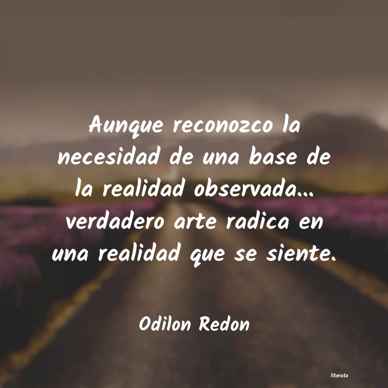 Frases de Odilon Redon
