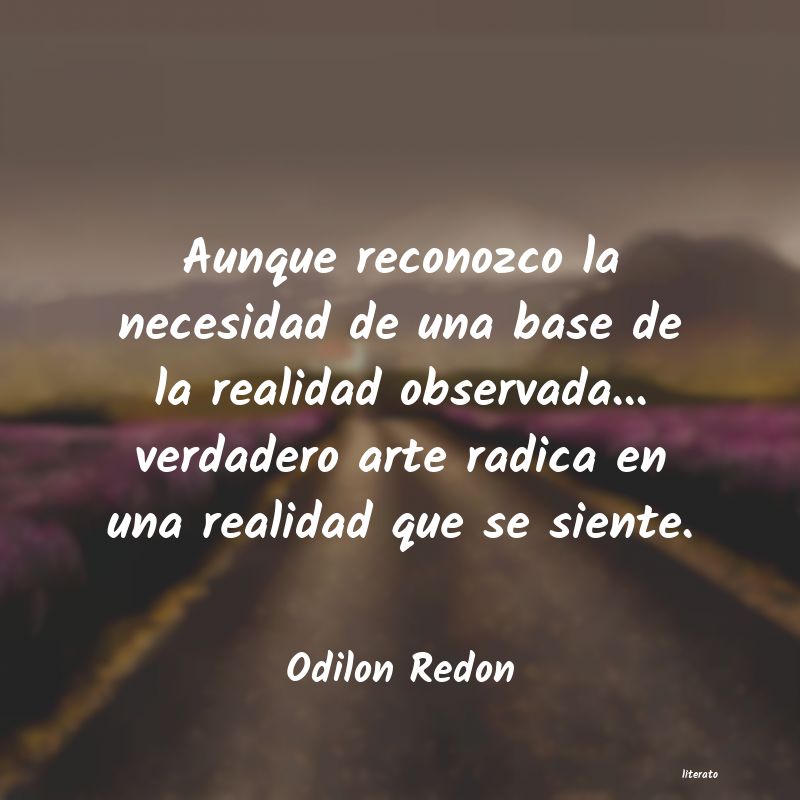 Frases de Odilon Redon