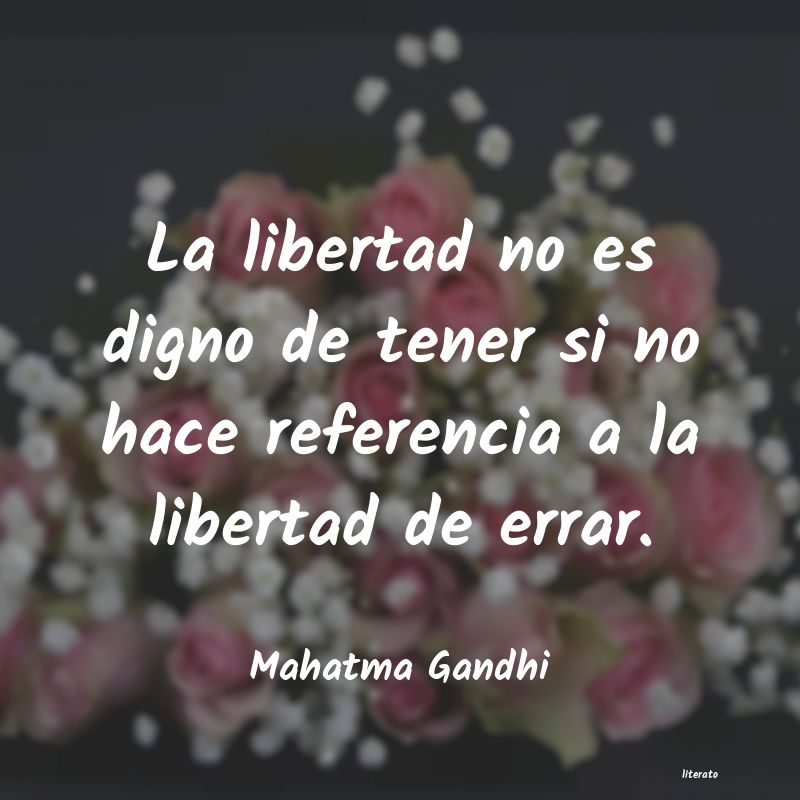 Frases de Mahatma Gandhi