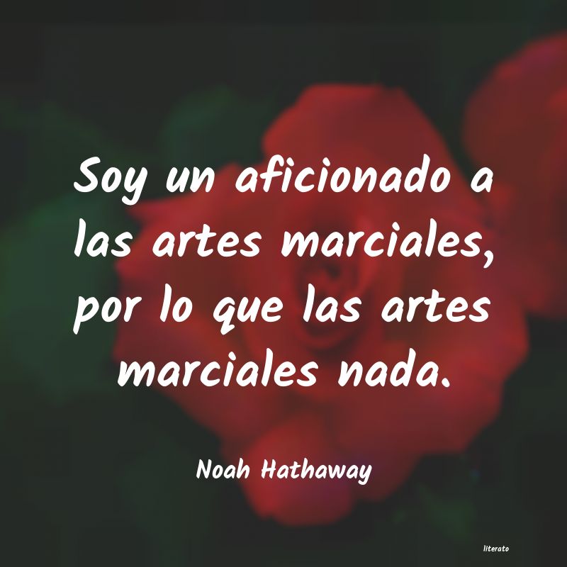 frases de Noah Hathaway