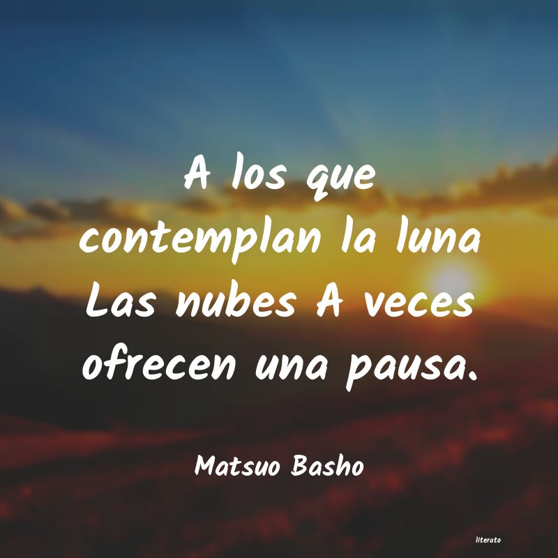 Frases de Matsuo Basho