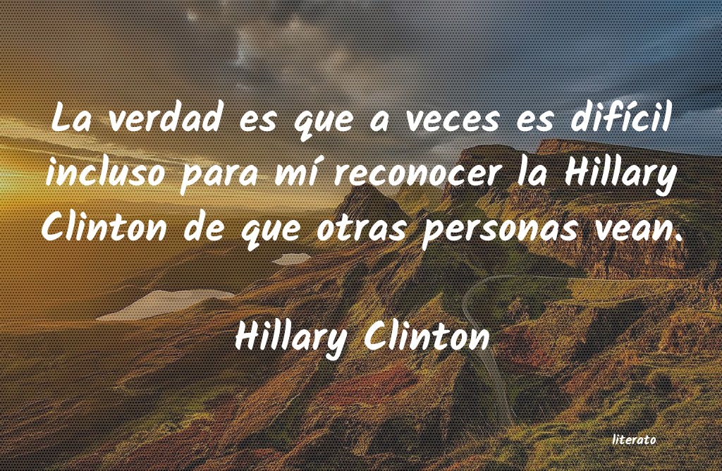 frases de Hillary Clinton