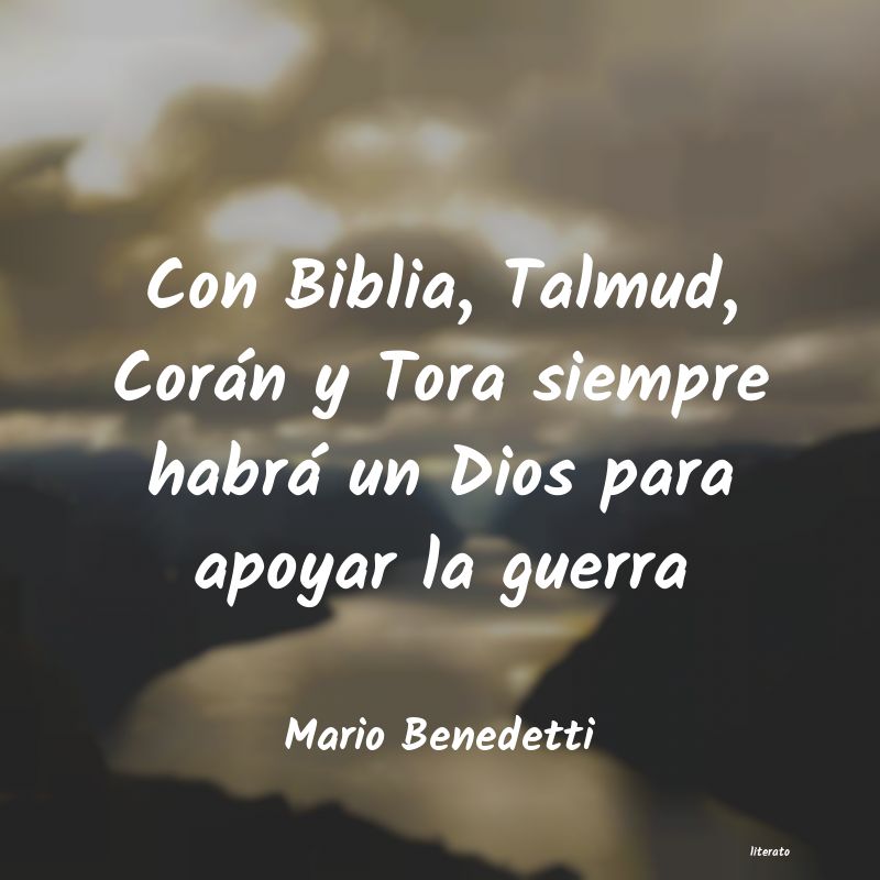 frases de Mario Benedetti