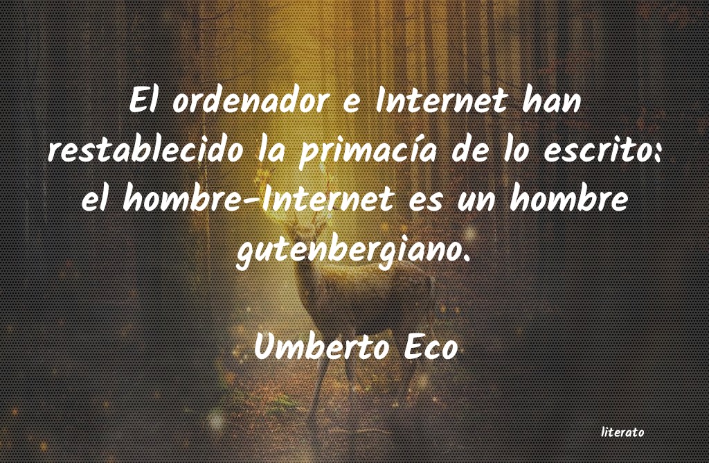 Frases de Umberto Eco