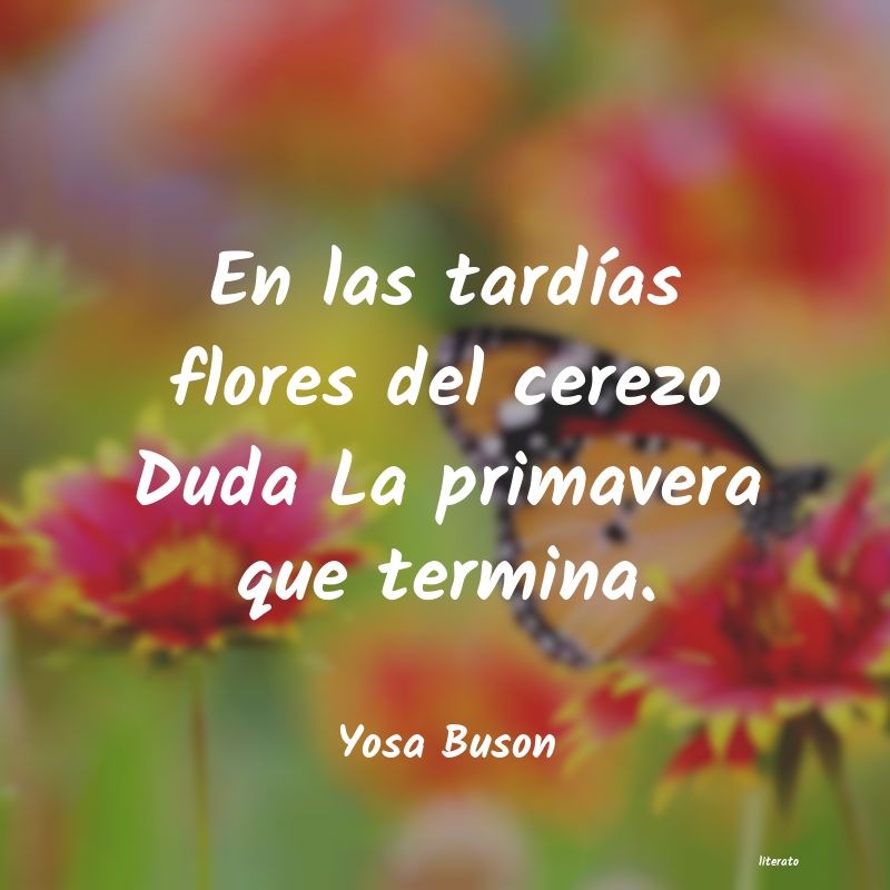 Frases de Yosa Buson