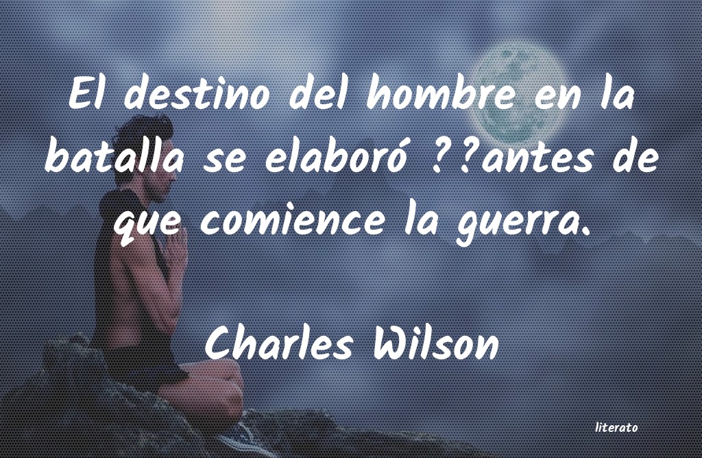 Frases de Charles Wilson