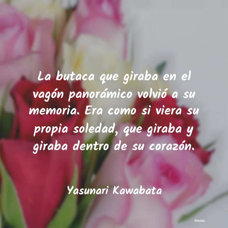 Frases de Yasunari Kawabata