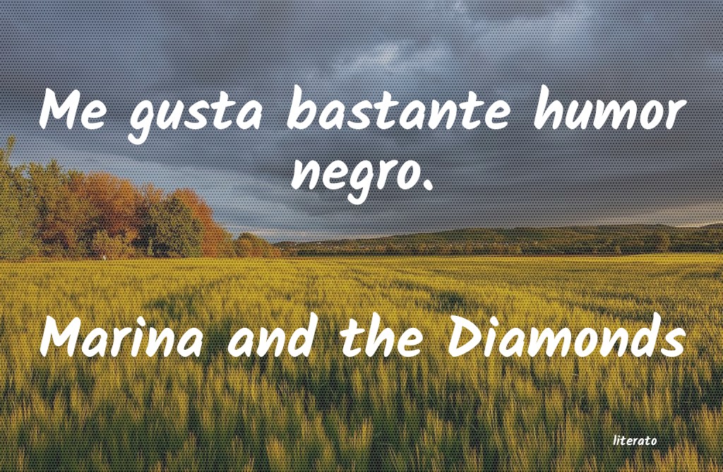 Frases de Marina and the Diamonds