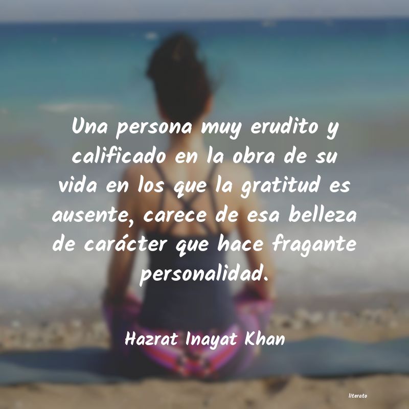 frases de Hazrat Inayat Khan