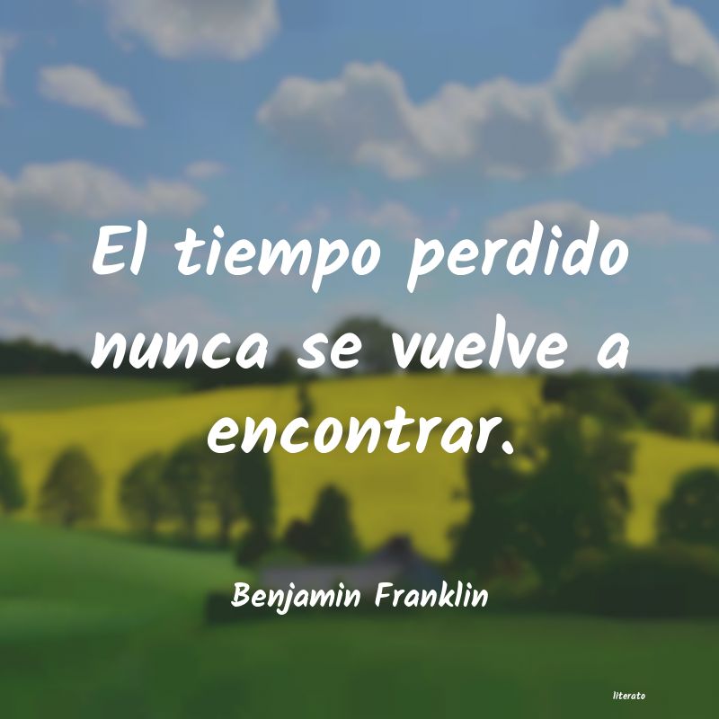 frases de Benjamin Franklin