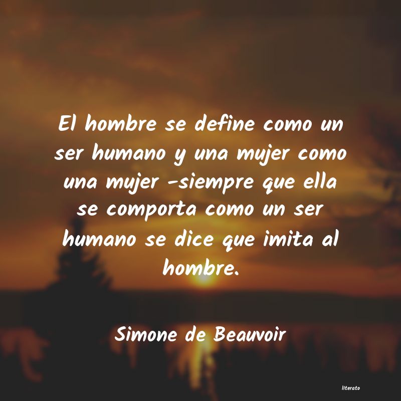 Frases de Simone de Beauvoir