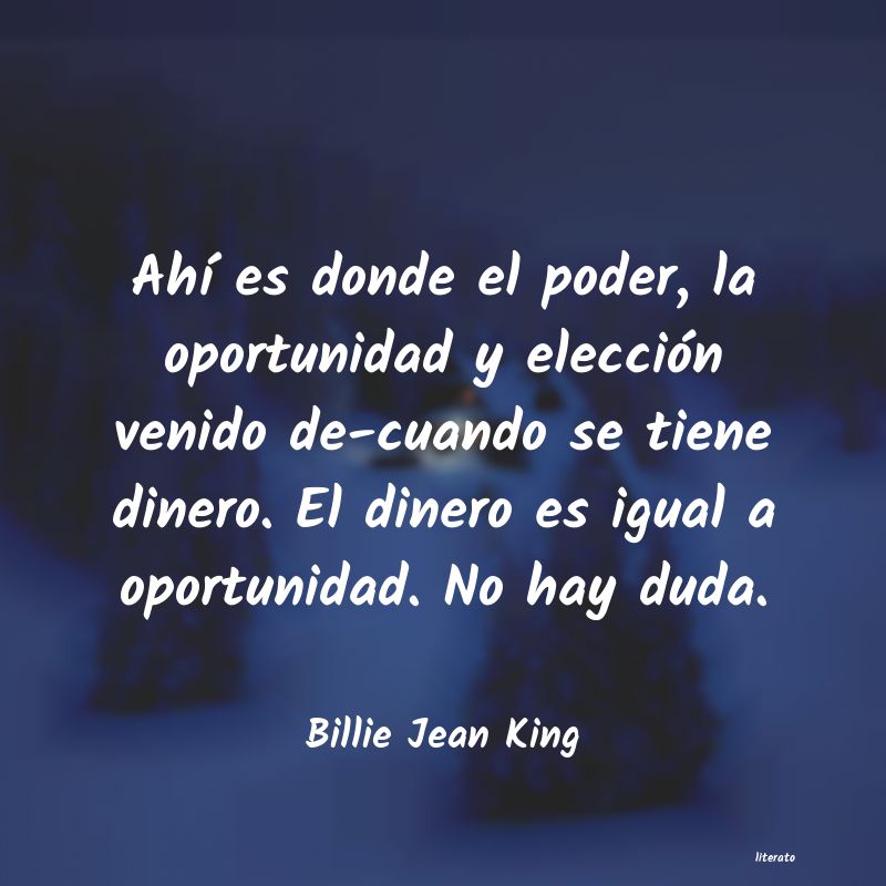 frases de Billie Jean King