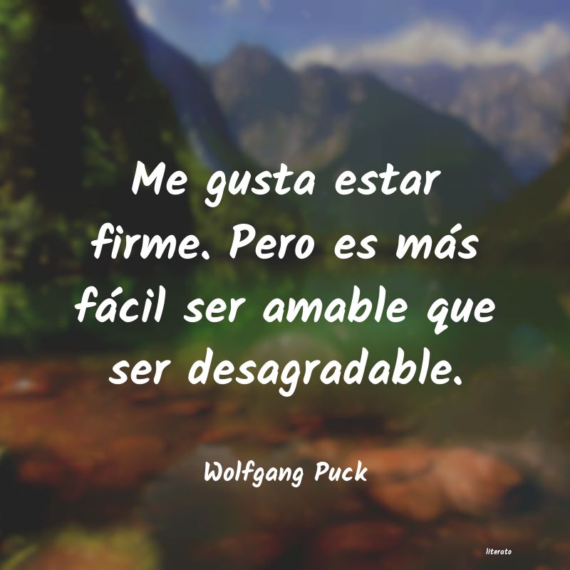 Frases de Wolfgang Puck