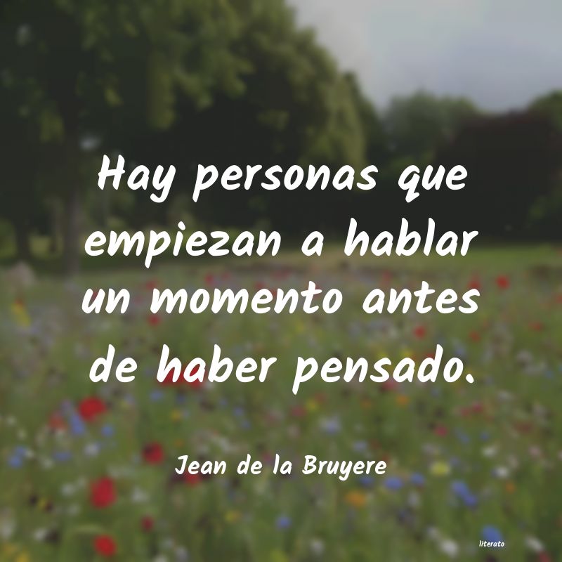 frases de Jean de la Bruyere