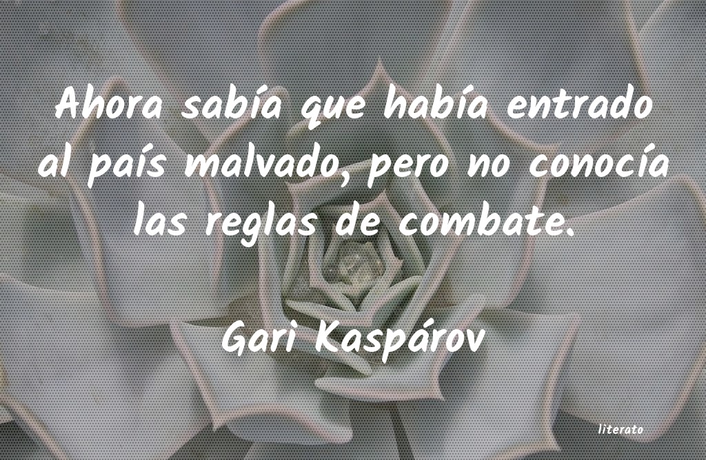 frases de Gari Kaspárov
