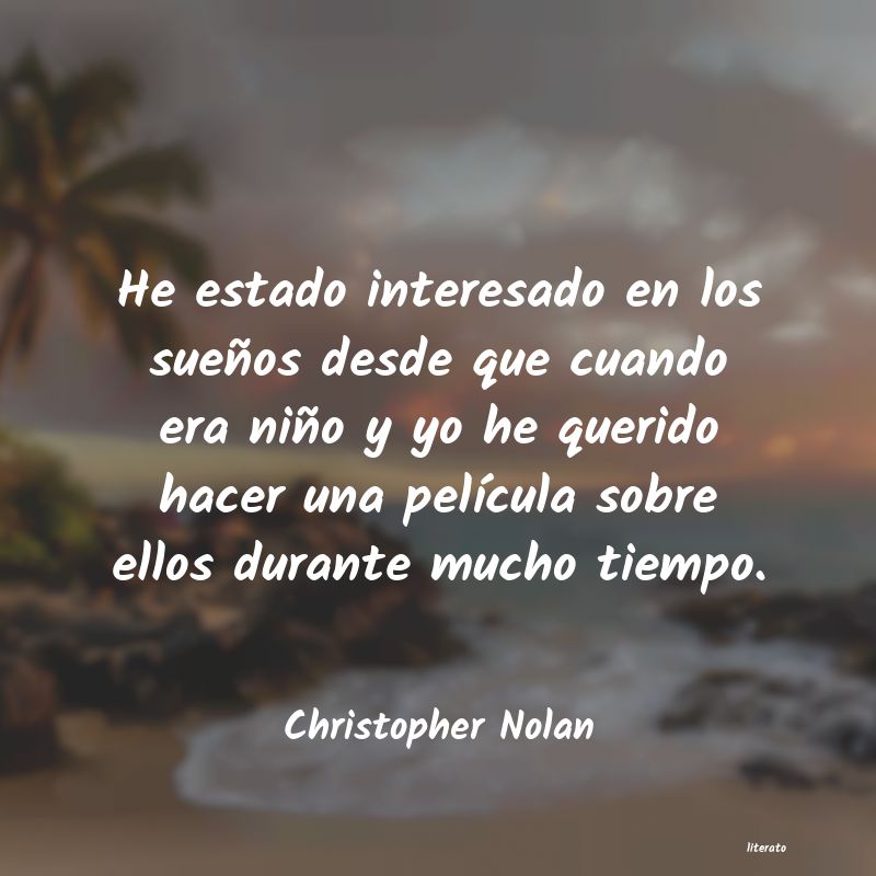 Frases de Christopher Nolan